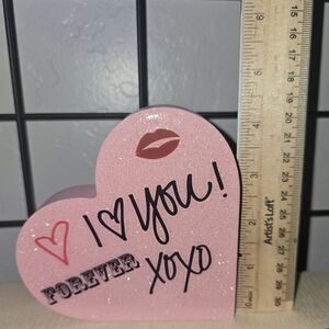 Pink Heart-Shaped Valentines Heart.